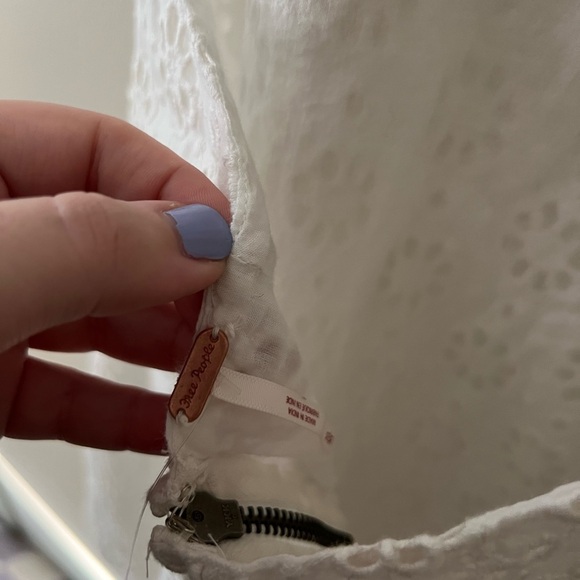 Free People White Eyelet Halter Dress – New With Tags - Picture 5 of 5